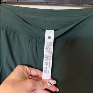 lululemon athletica Dark Green Track Pants